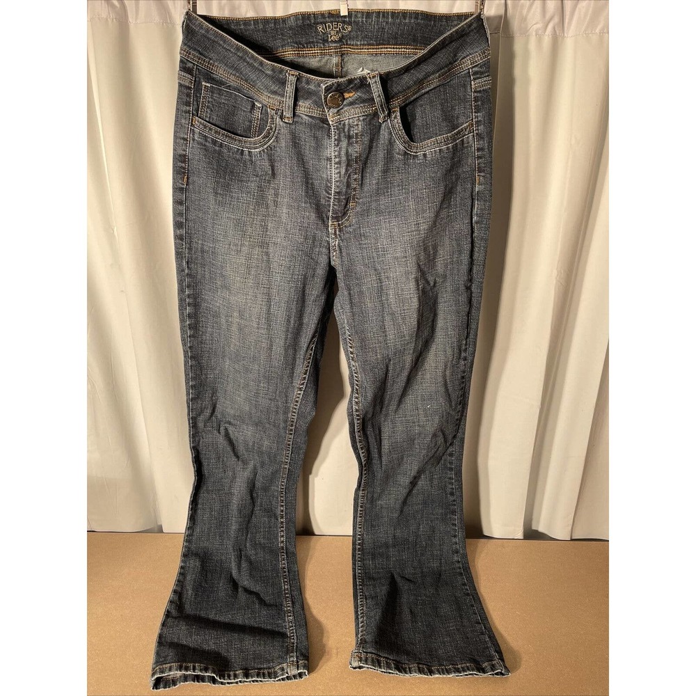 Riders by Lee Womens Medium Wash Blue Jeans•Relaxed Midrise Bootcut•Size 10M